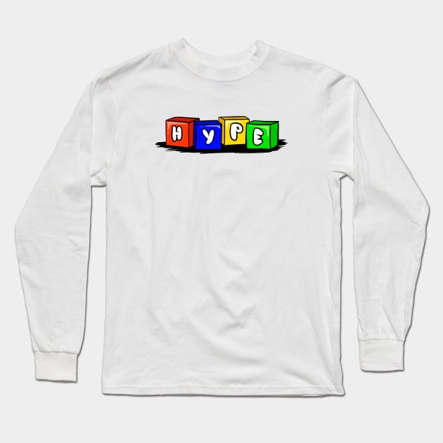 Hype Graffiti Baby Box Long Sleeve T-Shirt by yogisnanda